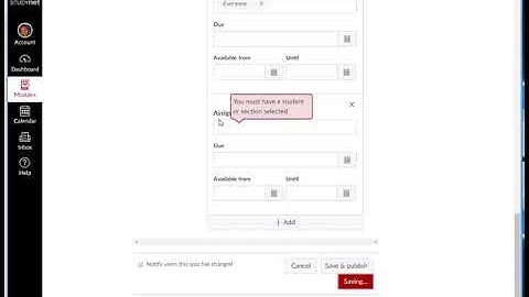 Canvas quiz  tutorial 1: Creating a Multiple choice  Ungraded Quiz in Canvas NEW 2