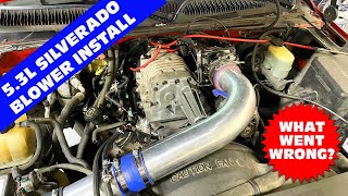 HOW TO: JUNKYARD M90 BLOWER ON A 5.3L Z71 SILVERADO-WHAT WENT WRONG? WHY DOESN'T IT MAKE POWER?