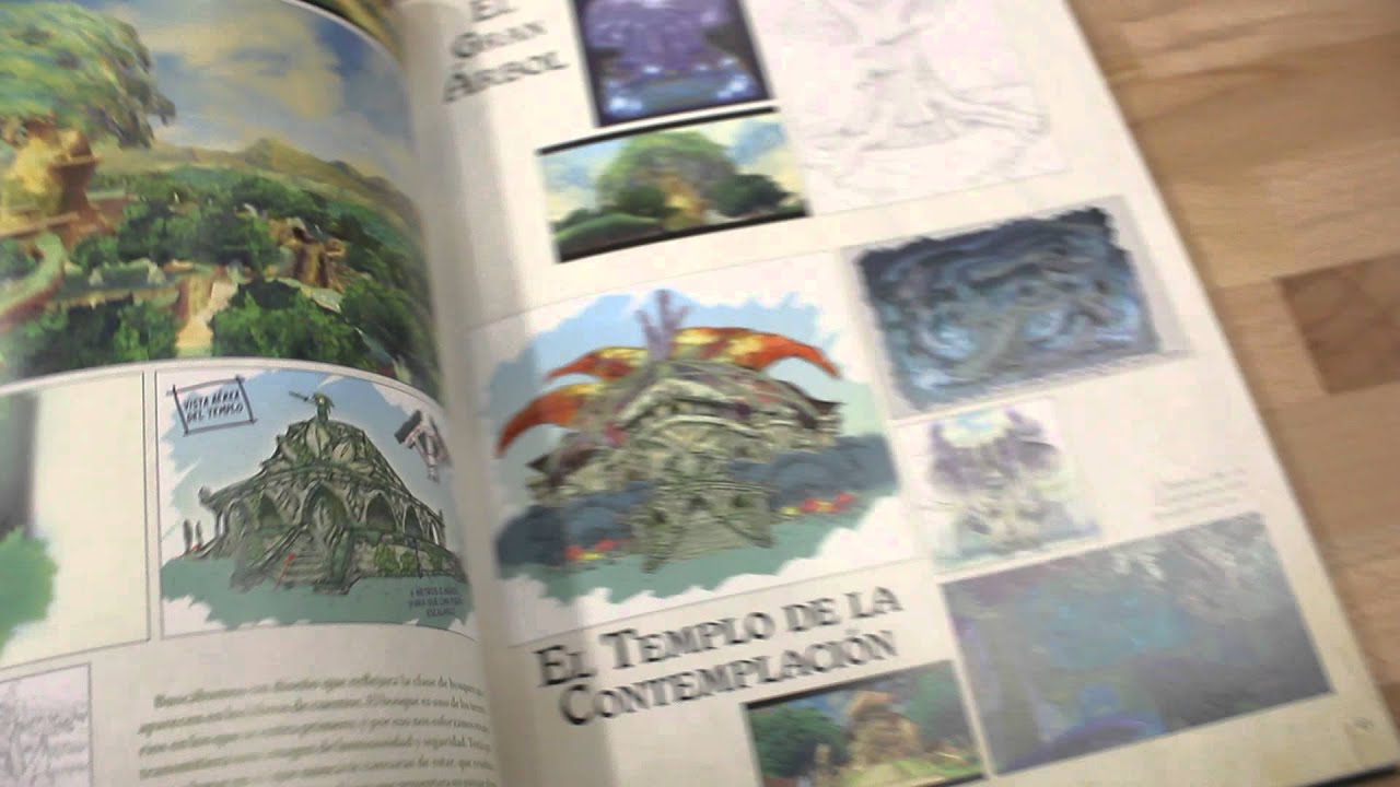 Un vistazo al interior libro de Zelda: Hyrule - YouTube