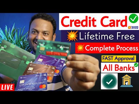 Lifetime Free CREDIT CARD 2022 | Free Credit Card Online Apply 2022,Credit Card without income proof