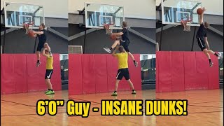 WINDMILL DUNK OVER SOMEONE! - 10’0” Rim! 😳🤯🔥