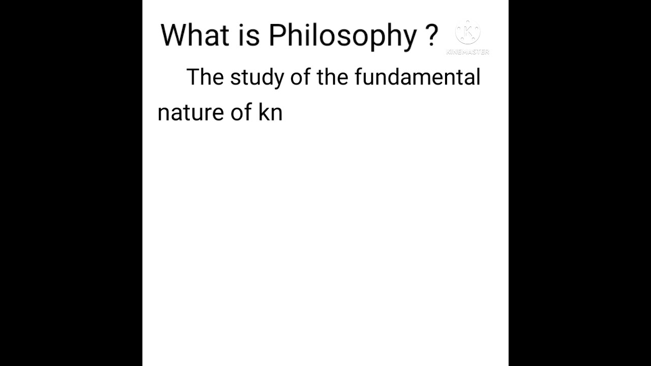 What is Philosophy (Definition of Philosophy)?