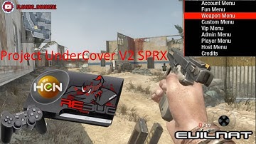 PS3 BO1 Project UnderCover V2 SPRX Mod Menu