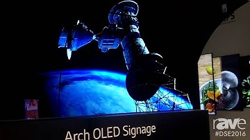 DSE 2016: LG Features Its Curved Arch OLED Display