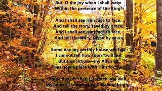 Josh Stewart's SEE HIM FACE TO FACE lyrics Fanny Crosby -  vocal cover