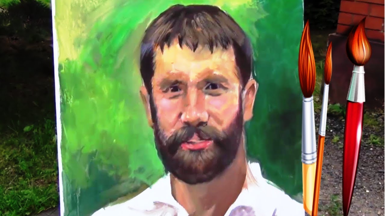 Как нарисовать ПОРТРЕТ С НАТУРЫ! Учимся рисовать   ПОРТРЕТ ! Как Научиться РИСОВАТЬ