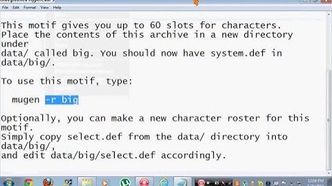 How to add more characters slots in mugen