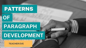 Patterns of Paragraph Development