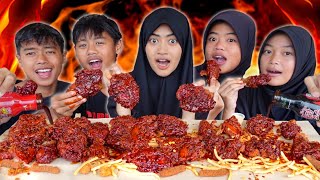 BOCIL BALAP MAKAN EXTREME‼️🥵 MUKBANG AYAM MCD SPICY + SAOS SAMYANG 2X SPICY | MUKBANG INDONESIA