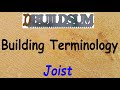 Building Terminology - Joist