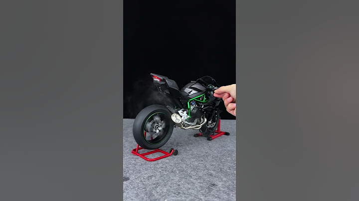 Alloy Dynamic Kawasaki H2R Motorcycle Model