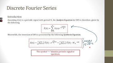 WEEK 8 DISCRETE FOURIER SERIES PART 1