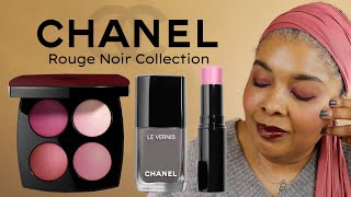 Chanel Rouge Noir Confidence Eyeshadow & Blush Palette, Cute Baume Essentiel, Le Vernis Moderniste