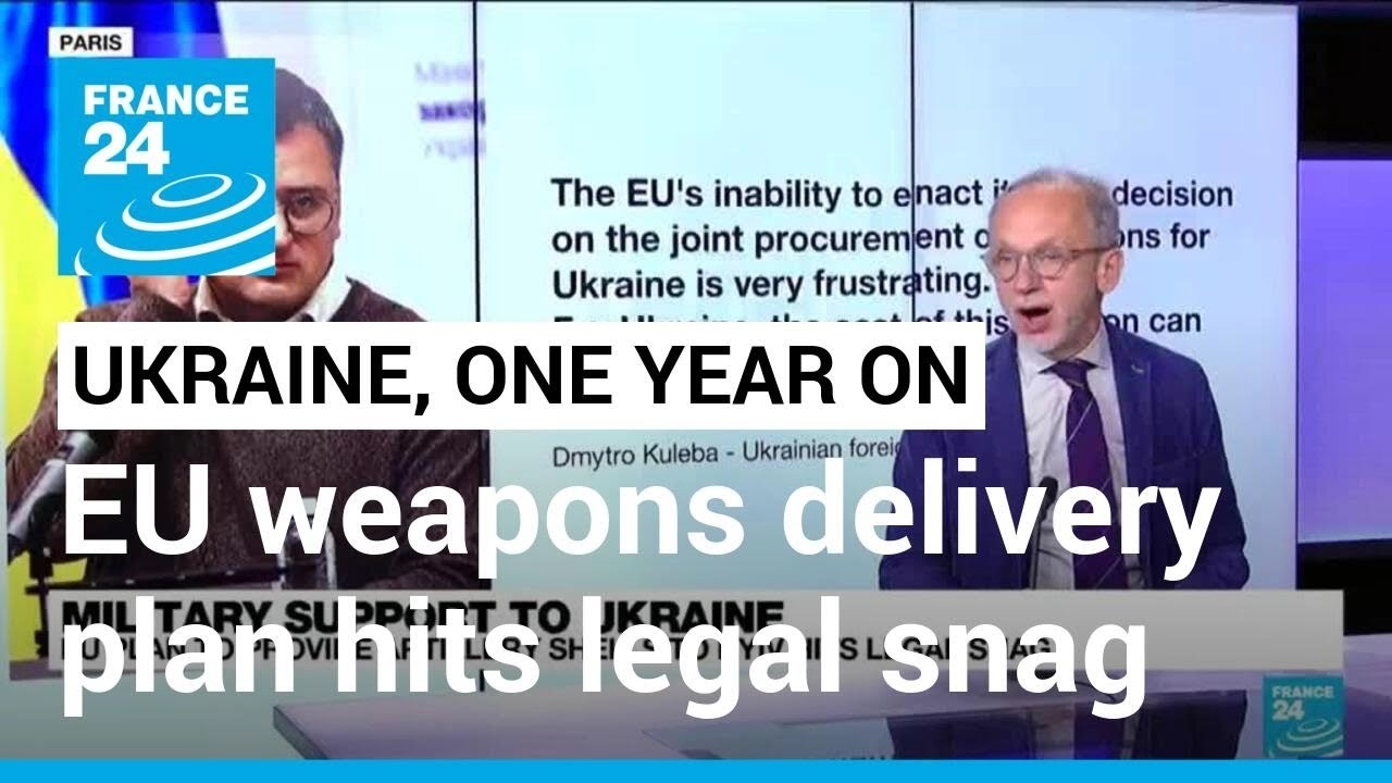 EU plan to provide artillery shells to Ukraine hits legal snag • FRANCE ...