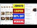 Zomato 180 off + Free Food Offer || zomato coupon code today || Live Coupon Best 2026