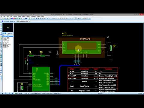 CURSO PIC16F84A CONEXIONES LCD CAPT 12 PARTE 2