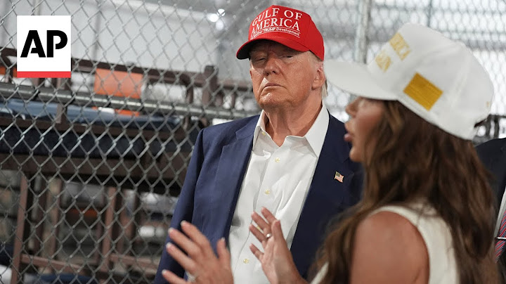 Trump tours Florida immigration detention center dubbed 'Alligator Alcatraz' thumbnail