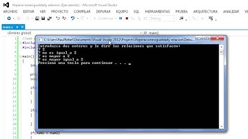 Instrucciones if, operadores de relación y operadores de igualdad en C