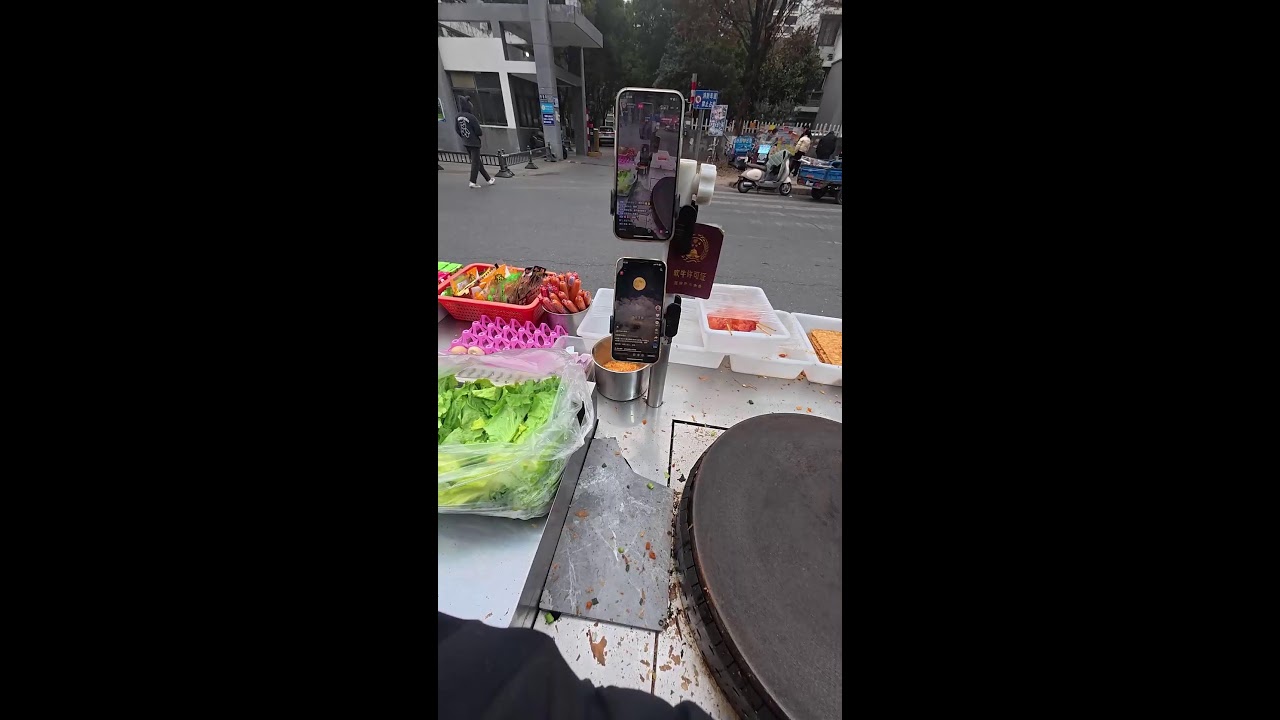 极光户外美食直播 Chinese street food
