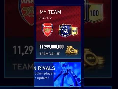 11 Billion Coins + 140 Rating ✅ #fifamobile