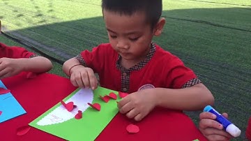 Hoạt động Steam: Làm thiệp tặng mẹ nhân ngày 20/10/ Lớp B4/ Trường MN Thị trấn