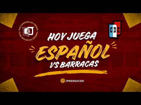 Miniatura del video DEPORTIVO ESPAÑOL VS SPORTIVO BARRACAS - FECHA 26 // CDE TRANSMISION OFICIAL