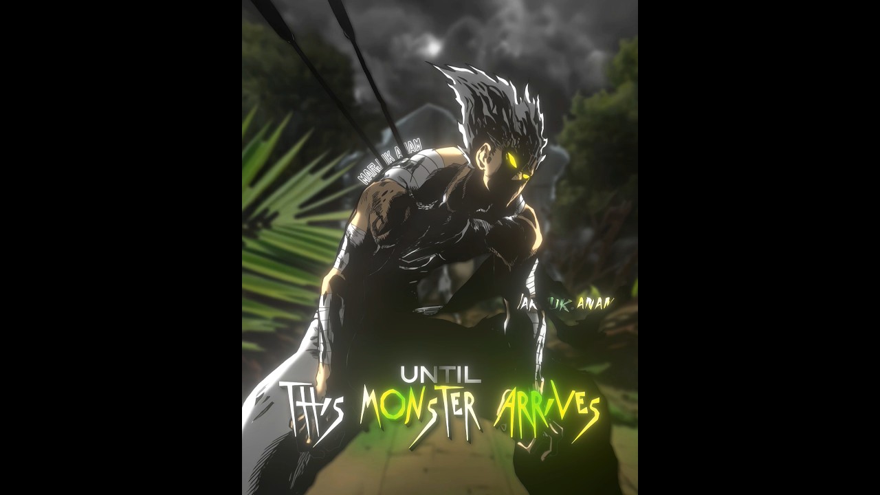 【 Garou - Time to hunt 💀🔥 】OnePunchMan「Manga Edit」 