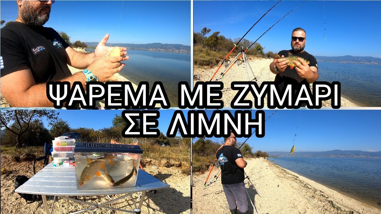 ΨΑΡΕΜΑ ΜΕ ΖΥΜΑΡΙ ΣΕ ΛΙΜΝΗ