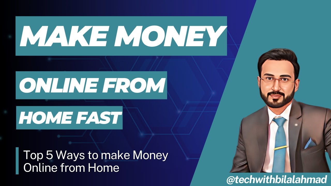 Top 5 Ways To Make Money Online Earn Money Online Make Money From