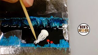 How to Make a Jellyfish Pendant - Epoxy Resin Jewelry