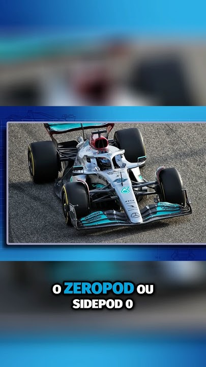O sidepod zero da Mercedes W13 ficou sinônimo de fracasso. Mas era bem criativo. #f1 #shorts