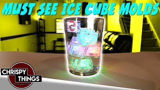 Unique ice cube molds! How to make your drinks glow!