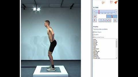 2D markerless tracking: Counter Movement Jump // // CONTEMPLAS MULTI CAMERA SYSTEM®