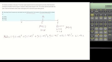 Holding Period Return - CFA Level1 practice question