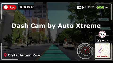 GPS Speedometer Dash Cam by Auto Xtreme