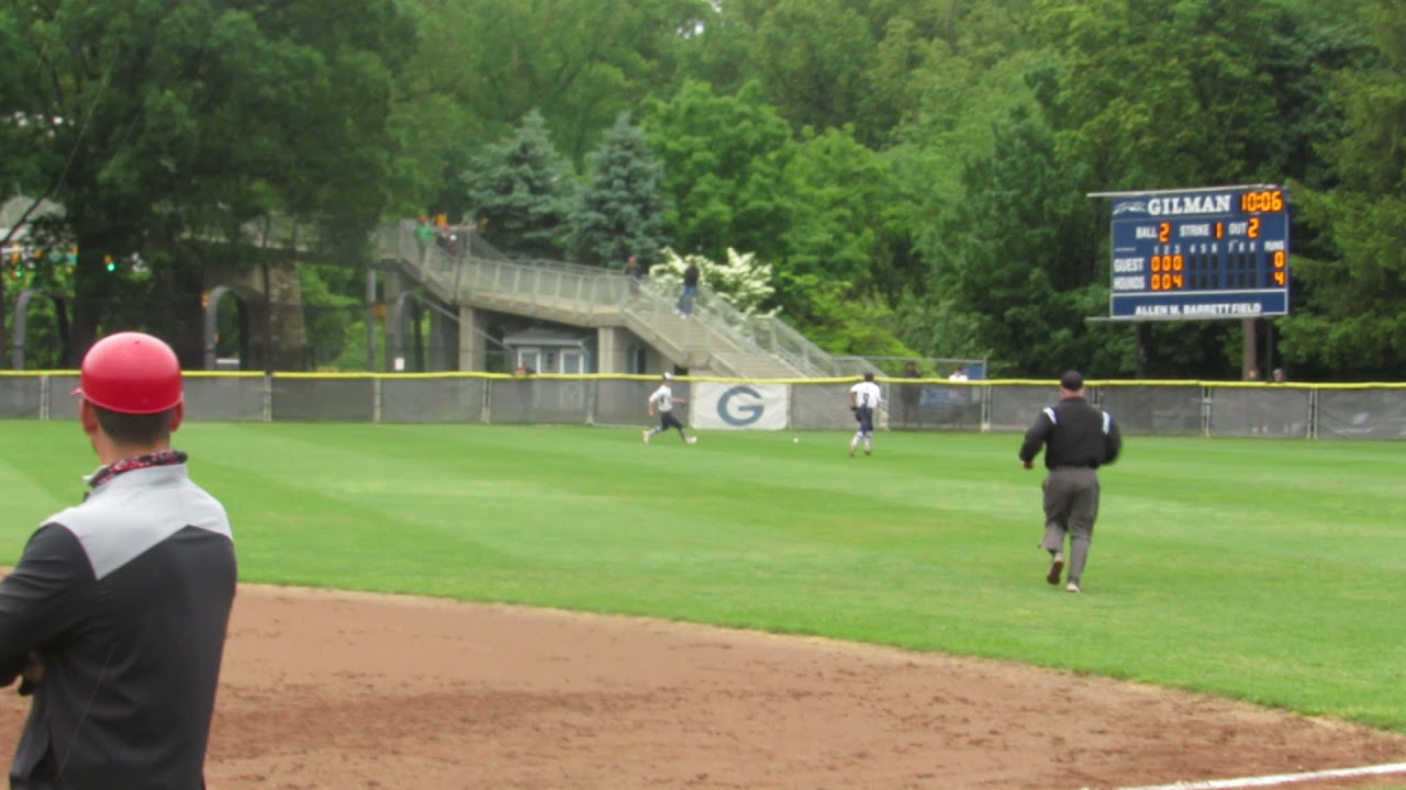 Sharman RBI double Spalding/Gilman baseball MIAA A finals 05/24/21