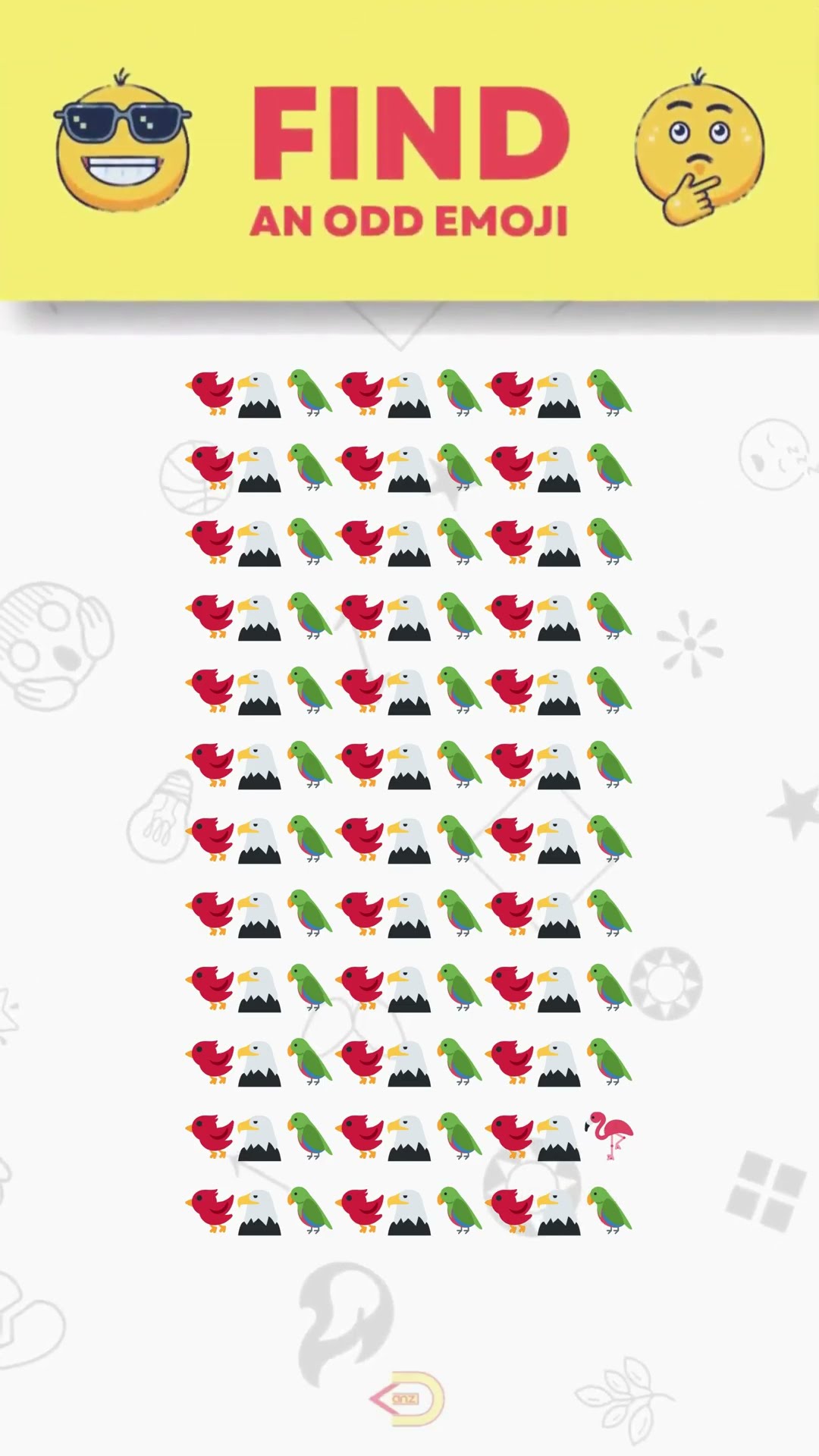 Catch Me 3945 Emoji challenge Kanz Brain Buffle odd emoji #catchme