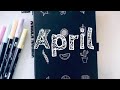 April Bullet Journal Setup| The Notebook