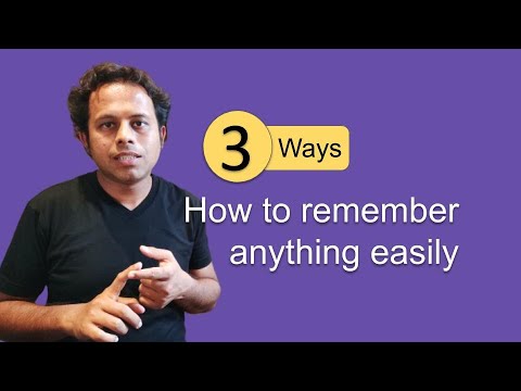 Sunday Special 15 | How to remember anything easily | 3 Ways