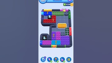 Color Block Jam level 1493 or 1490 #colorblockjam #walkthrough #games