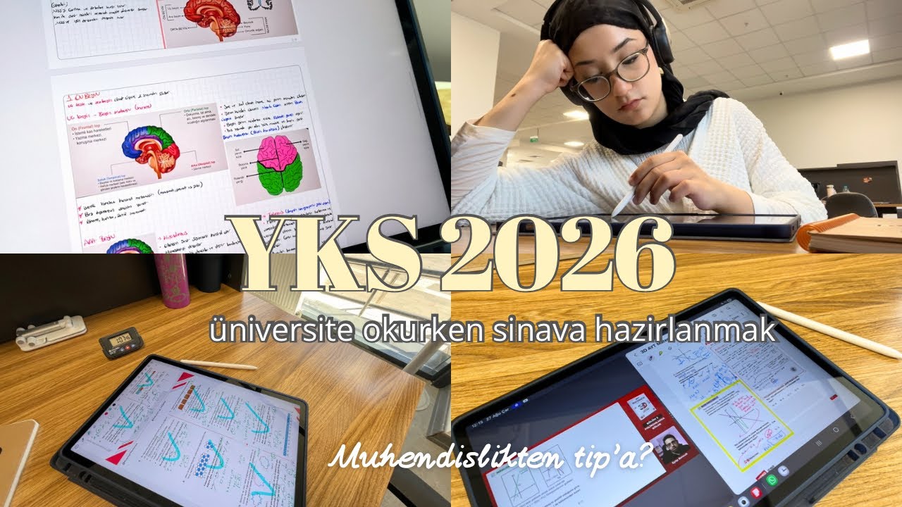 Yks2026 || Kütüphanede verimli bir gün || mühendislikten tıp’a?