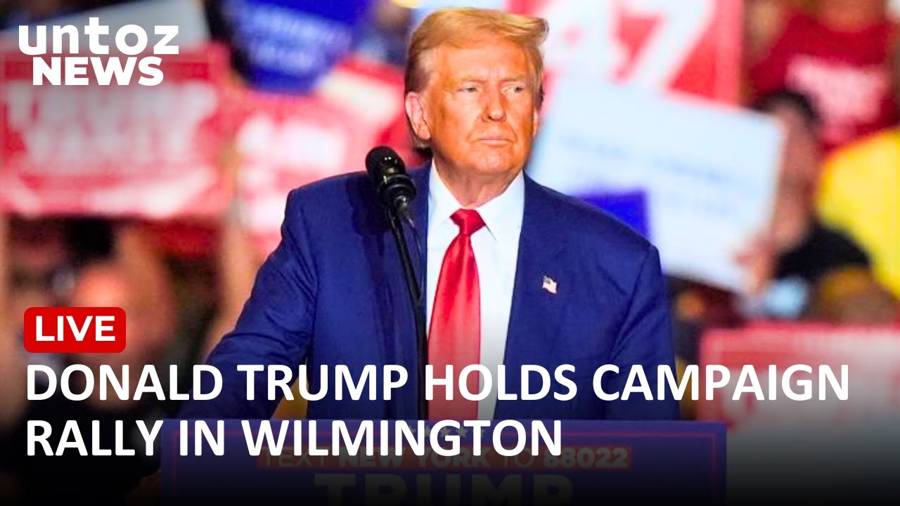 WATCH LIVE: Donald Trump holds campaign rally in Wilmington - YouTube