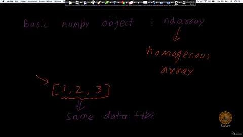 21. python Numpy part 1| Machine Learning A-Z | Kaggle Master | python data science
