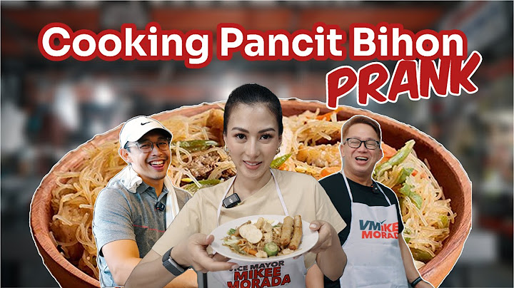 Cooking Pancit Bihon Prank by Alex Gonzaga