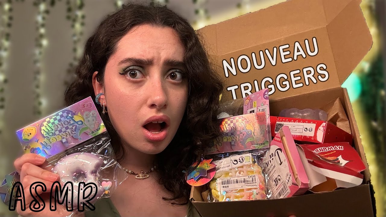 🌙 ASMR FRANÇAIS : BIG UNBOXING, ON TESTE PLEINS DE NOUVEAUX TRIGGERS (très intense) 🍩