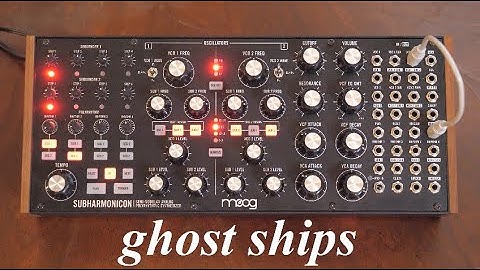 Moog Subharmonicon Ghost Ships Ambient Patch