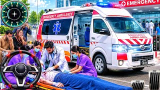 Real Ambulance City Rescue Simulator 3D - 911 US Emergency Ambulance Driving 2026 - Android Gameplay screenshot 2