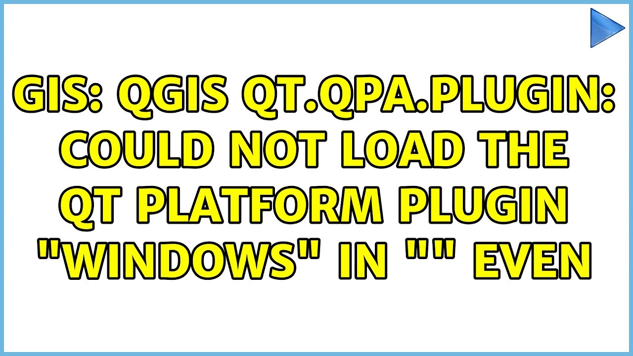 Qt qpa plugin