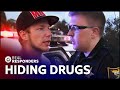 Suspect Attempts To Dispose Of Drugs In Front Of Officers | Cops | Real Responders