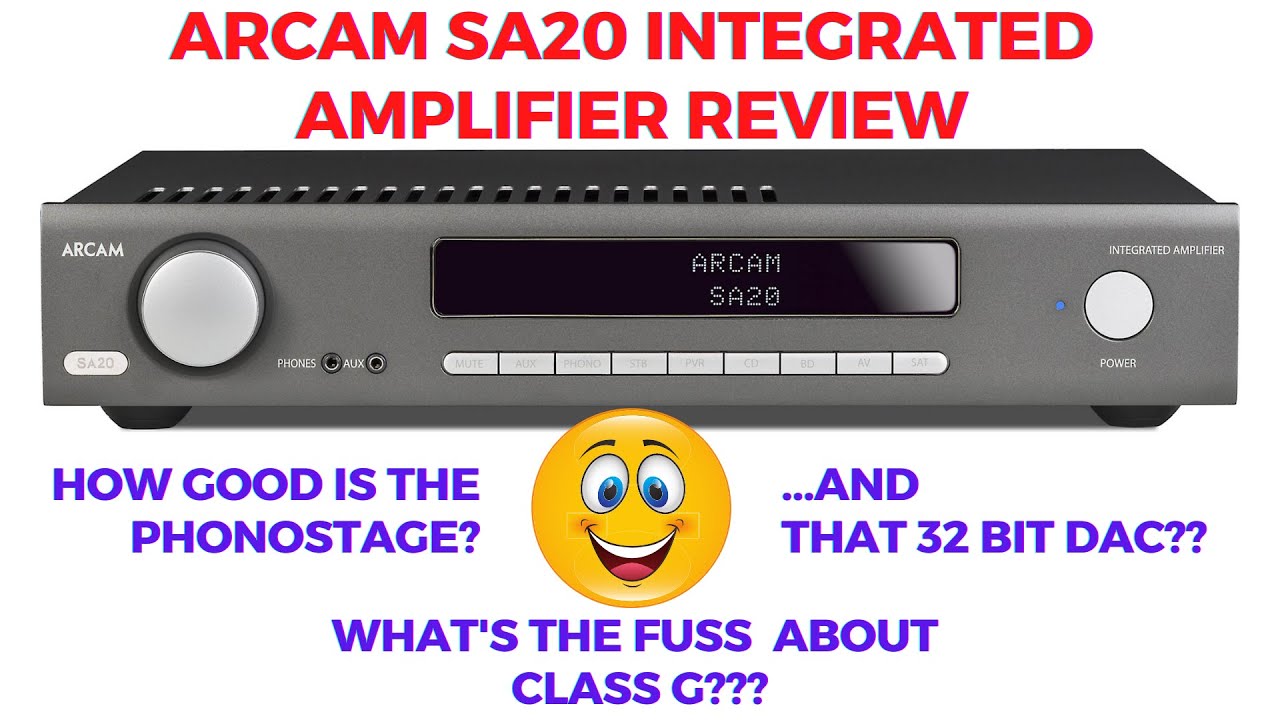 Arcam SA20 Integrated Amplifier Review - YouTube